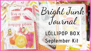 Bright JUNK JOURNAL | Lollipop Box Sept Kit