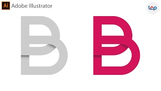 B Letter Logo | Logo Design | Adobe Illustrator CC #01