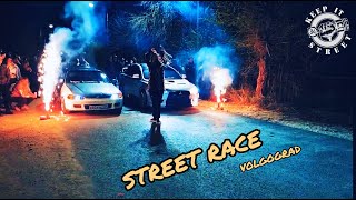 Открытие ночных гонок 402м от DRAG DEALERS 34. Видеоотчет от KEEP IT STREET 34