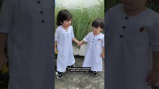 bikin adek sama kakak tampil lucu dan gemesinnn🥰 #bajuanak #jubahanaklakilaki