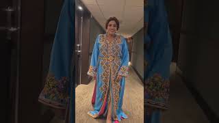 أناقة الفنانه نجاة عتابو بالقفطان المغربي ❤️❤️ #اكسبلور #moroccancaftan #moroc #moroco #caftan