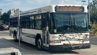 AC Transit 2016 Gillig Low Floor 1533 on route 7