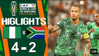 🇳🇬Nigéria vs Afrique du Sud 1-1 (PEN 4-2) | Résumé Et Pénalité | Coupe d'Afrique des Nation #can2024