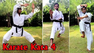 Shotokan Karate Kata Heian Yondan full tutorial step by step in Hindi | heian yondan kata shotokan