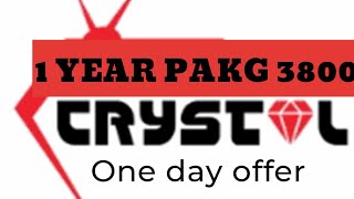 Crystal OTT Mega Offer: 1-Year Package for Just 3800 – Limited Time!"