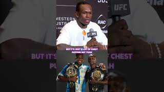 Israel Adesanya Talks Francis Ngannou's Legacy | UFC 305 Media Day