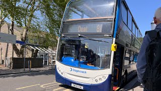 *Full Kickdown!* Stagecoach South East ADL Enviro 400 Scania N230UD 15538 GN59 EWL Route 81