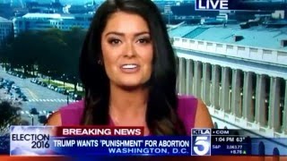 Donald Trump says: women who have Abortions should face punishment