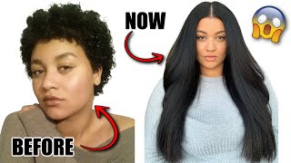 FAST natural hair GROWTH routine! 100% guaranteed results