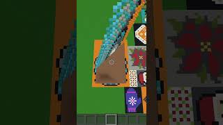 Minecraft Pixel Art (Polar Express) #shorts