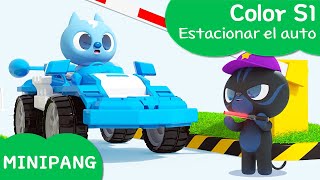 Aprende los colores con MINIPANG | Color S1 | 🅿Estacionar el auto | MINIPANG TV 3D Play