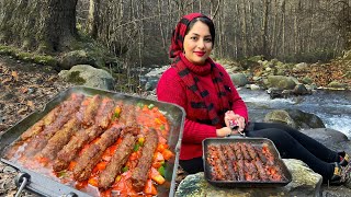 How To Make Persian Beef Koobideh Kebab|TURKISH KEBAB|How To Make Lebanese Kofta Kebabs|کباب تابه ای