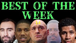 BEST OF THE WEEK: TYSON FURY, ANTHONY JOSHUA, MURAT GASSIEV, & DEANDRE SAVAGE