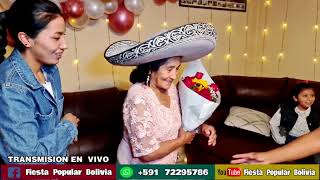 CUMPLEAÑO SORPRESA  SRA BACILIA CHOQUE EN COCHABAMBA