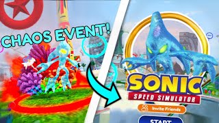 😮 Chaos and Seaside Hill Zone in Sonic Speed Simulator?! - Roblox