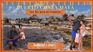 GO SHOPPING IN COSTA MAYA WITHOUT EXCURSION! #wonderoftheseas #costamaya  #windjammerbuffet