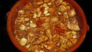 Cocina fácil - Pollo a la miel y canela con almendras