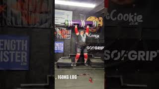 160KG Log Press