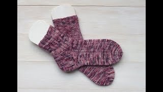 Mini Twists Socken #1 Bündchen