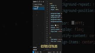 Cómo poner imágen de fondo en HTML en VStudio Code