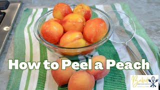 How to Peel a Peach