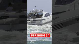 “Pershing 54 Yacht Carves Through Waves #hauloverinlet #yt #haulover #shortvideo #fun #trend