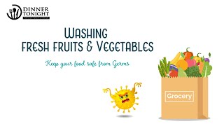 Washing Fruits & Vegetables - Safe Produce