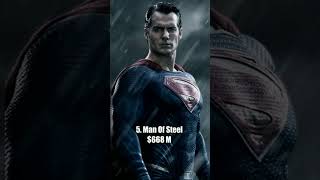 Top 10 highest grossing DCEU movies #shorts