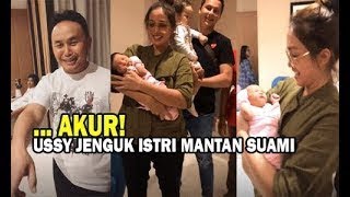 Ussy Sulistiawaty Jenguk Istri Gubernur Kalimantan Tengah yang Baru Melahirkan