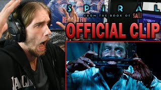 Spiral: From The Book Of Saw | Opening Scene "Train Trap" Official Clip - REACTION!!!