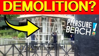 Ice Blast DEMOLITION Begins? - Blackpool Pleasure Beach