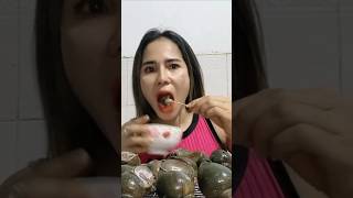 ASMR eating snails #asmr #mukbang #crab