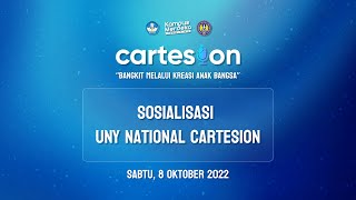 Live Streaming Sosisalisasi UNY NATIONAL CARTESION 2022