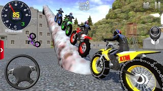 Juegos De Motor Dirt Bike Off-road Motocross Multiplayer Impossible Driving For Android 3D Gameplay