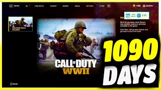 COD WW2 DAILY LOGIN #1090 UNTIL SLEDGEHAMMERS SEND ME A WW2 GOODIEBAG WITH T-SHIRT WITH MY NAME ON !