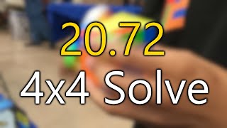 20.72 Official 4x4 Solve! (PR w/ PLL Parity)