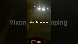 Yamaha Vixon dari samping hampir ke tubruk