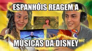 ESPANHÓIS REAGEM A VERSÃO BRASILEIRA DAS MÚSICAS DA DISNEY (REI LEÃO, TARZAN, FROZEN)