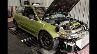 Stephen Boyd Prepares turbo civic for PSCA