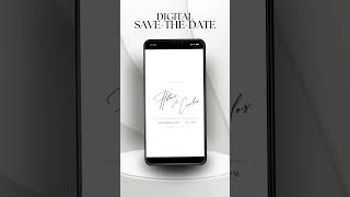 Digital Save the Date Template | 1080x1920 Pixels | Canva Customizable Design