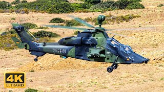 German Tiger Attack Helicopters showing off aerial skills | #nato #helicopter #attackhelicopter