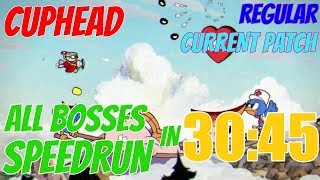 [Former World Record] All Bosses Speedrun - 30:45 - Current Patch, Regular, Solo - Cuphead