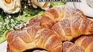 CROISSANT Soffici Leggeri Fatti In Casa Come Quelli del Bar! كرواسون    المخابز بطريقة بسيطة وناجحة