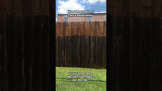 Wood Restoration | Fence Restoration #houstontx #houston #houstontexas