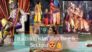 Radhakrishn serial Shooting & behind the scenes |Sumedh & Mallika fun on Sets | Radhakrishn Set Tour