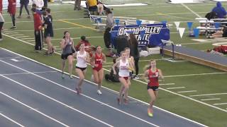 2018-02-10 GVSU Big Meet Saturday - Women's 3000m (Section 2)