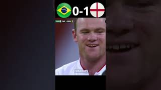 Ronaldinho Shocked England Beat Brazil 2-1 #football #shorts #goals #shortvideo