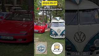 Veterán jármű találkozó Mosonmagyaróváron 2024.09.07. #driver #travel #mosolybusz #t1 #volkswagen