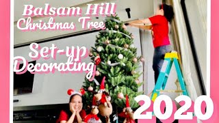 MOST POPULAR BALSAM HILL CHRISTMAS TREE (7 ft )- HOW TO SET UP/DECORATE?/ ROSEGOLD SILVER THEME 2020