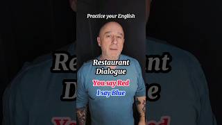 Practice your english 🗣 Restaurant dialogue 🇺🇸 #shorts